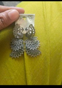 combo of 2 Exquisite Peacock Jhumka Earrings