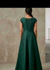 Elegant Emerald Green Gown