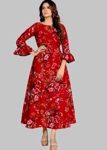 Floral Print Maxi Dress