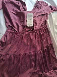 SHEIN Green Tiered Mini Dress