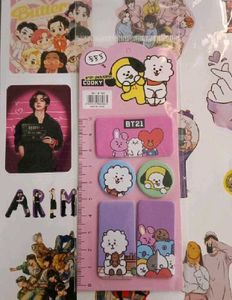 🫰🏻 BT21 CUTE BOOKMARK🫰🏻😍💕 (Pink)