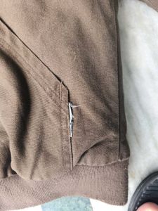 Carhartt Brown Hooded Work Jacket