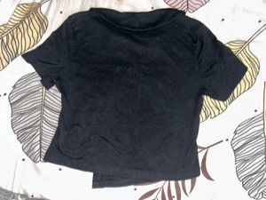 Black Korean/Chinese style top with Tassel Detail