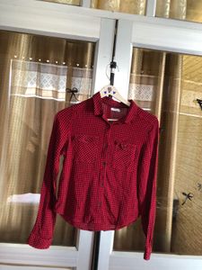Red and Black Checkered Shirt🕸️🕷️