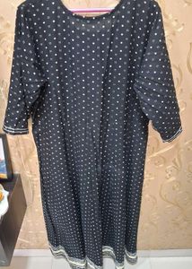 Elegant Black &amp; White Kurta