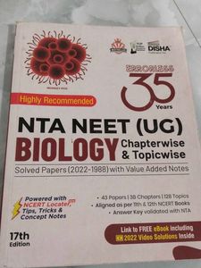 NTA NEET Biology PYQ Solved Papers