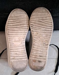 Stylish Black Striped Sneakers