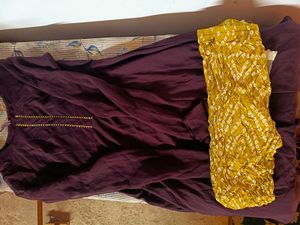 Ethnic Kurta Set with yellow pants