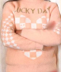 Cute Peach "Lucky Day" Sweater