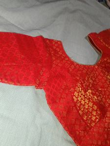 Red And Golden Wonderful Banarsi Blouse 😍✨