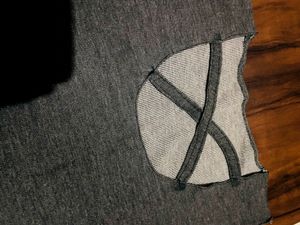 Woollen Crop Top With Front Crisscross
