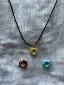 Doughnut Charm Necklace