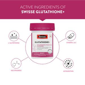 Swisse Glutathione+ Capsules for Bright Skin