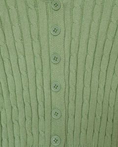 Green Knit Cardigan