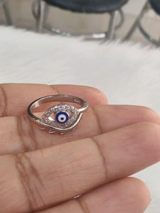 Evil Eye 92.5 Sterling Silver Ring