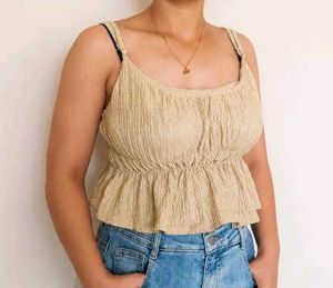 Smocked Ruffle Tank Top