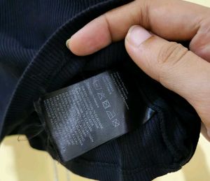 H&amp;M Black Ribbed Vest Top