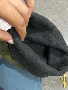 Green Fleece Beanie Hat