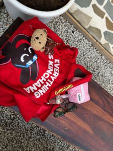 Red Tote Bag without the Bear charm