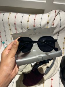 Stylish Black Hexagonal Sunglasses