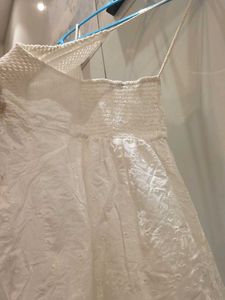 Chic White Broderie Anglaise Dress