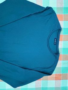 Men's Teal Long Sleeve T-Shirt