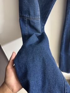 Blue Denim Cargo Jeans