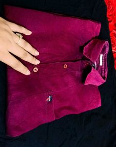 Shirt Top For Women Purple Colour