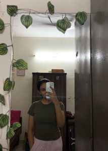 Olive Green Fitted T-Shirt