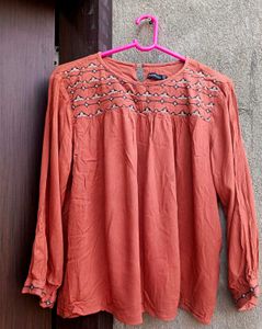 Cute Embroidery Top