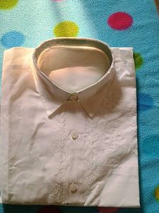 Embroidered White Shirt