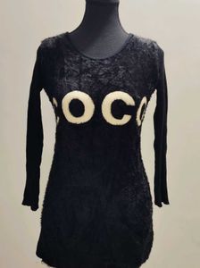 Black Fuzzy long sleeves