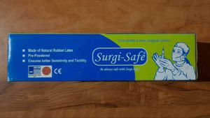 Surgi - Safe Non - Sterile Latex Surgical Gloves
