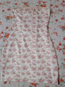 Floral Strapless Dress