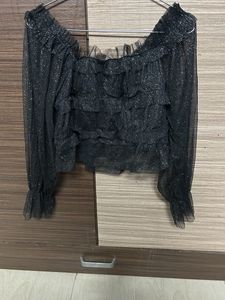 Glitter Party Crop Top