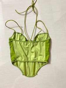 Lime Green Corset Top