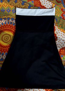 Chic Black &amp; White Mini Dress