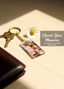 Custom Photo Keychain - Cherish Memories