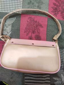 Chic Pink Patent Shoulder Bag