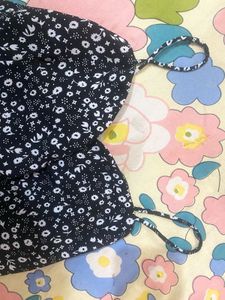 Cute Floral Peplum Top