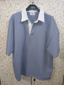 L.A.B.studio vivid lauren boxy polo tshirt