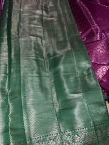 Elegant Purple Banarasi Silk Saree