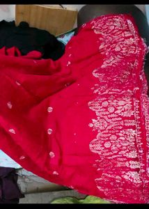Elegant Red Embroidered Kurta