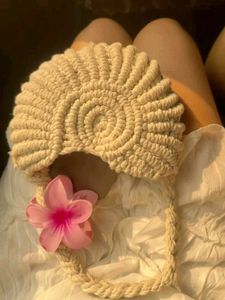 Handmade Crochet round Shell Bag