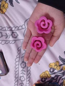 Cute Flower Hair Claw Clips - Set of 12