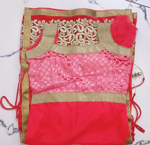 Pink embroidered kurta set