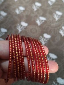 Red & Gold Bangles Set