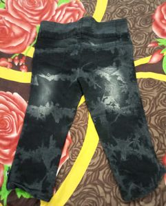 Tie-Dye  capri Jeans - Trendy Style