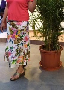 Beautiful Multi Colours Long  Skirt