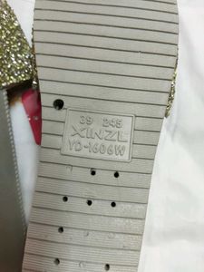 Sparkly Slip-On Sandals